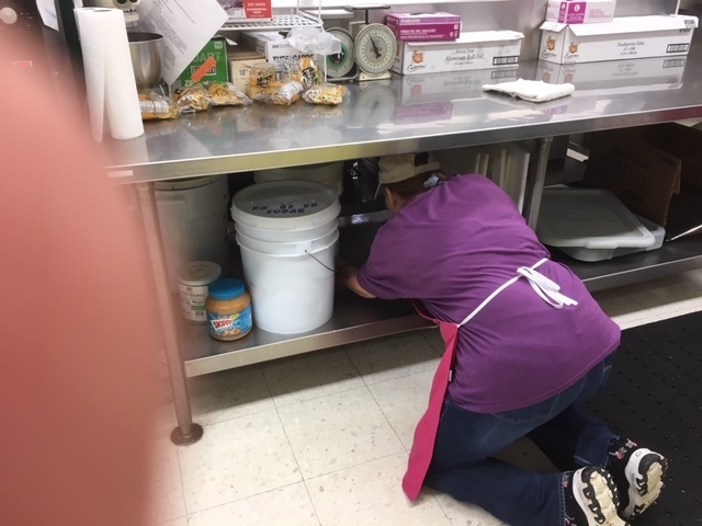 Deep Cleaning  in the GS kitchen